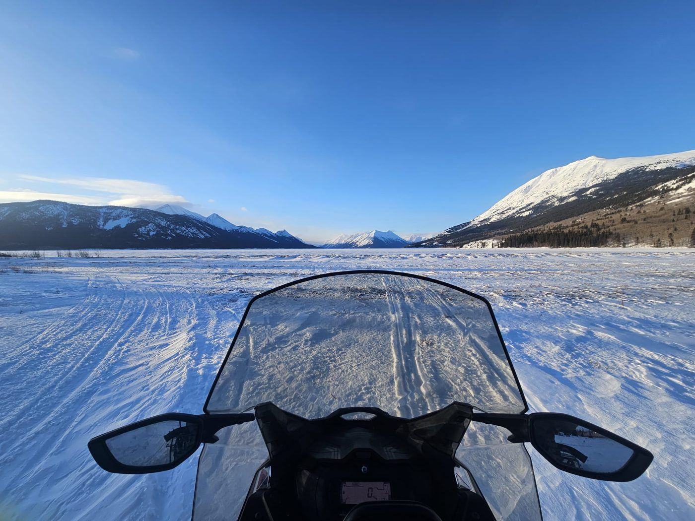Snowmobiling